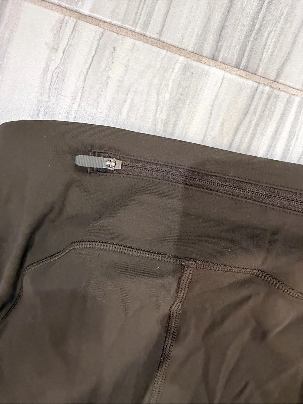 Lululemon High-Waist Olive Green Active Leggings